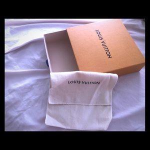Louis Vuitton box and small dust bag